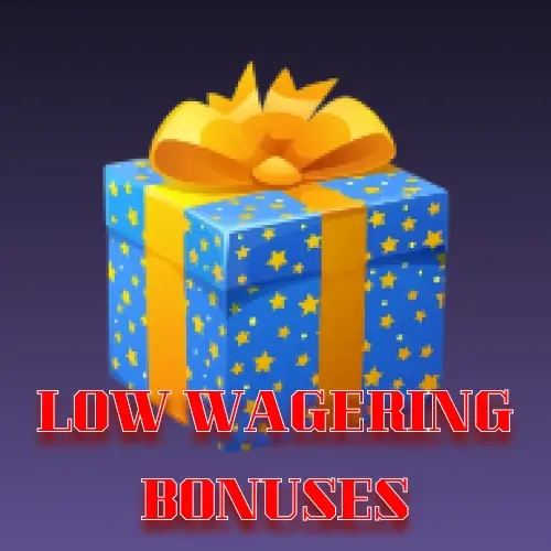 Low wagering casino bonuses